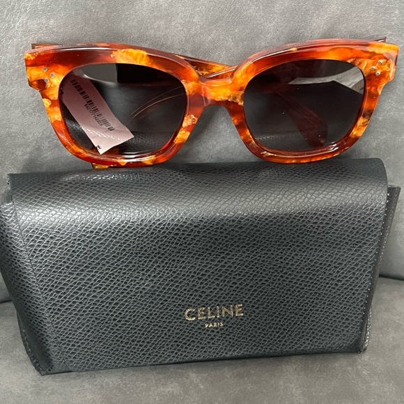 Celine Square Gradient Acetate Sunglasses CL4002UN /53K NWT 460$ - Picture 15 of 15